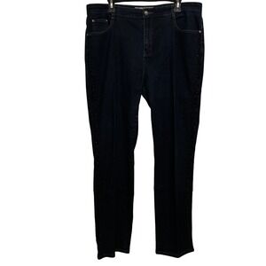 COS Jeans Women's Denim Jeans 16 High Rise Embellished Rhinestones